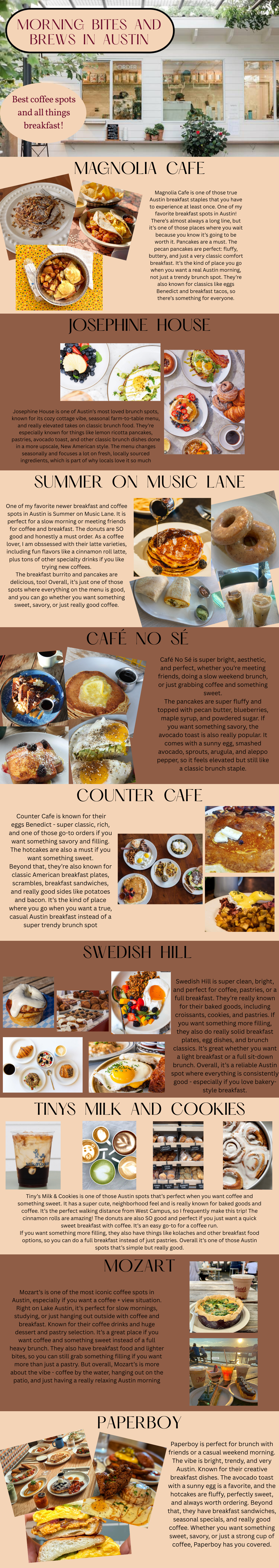 Breakfast foods in Austin